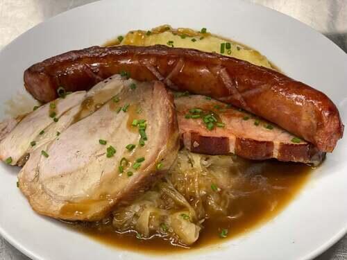 BAVARIAN SPECIALTIES PLATE image BAVARIAN SPECIALTIES PLATE image