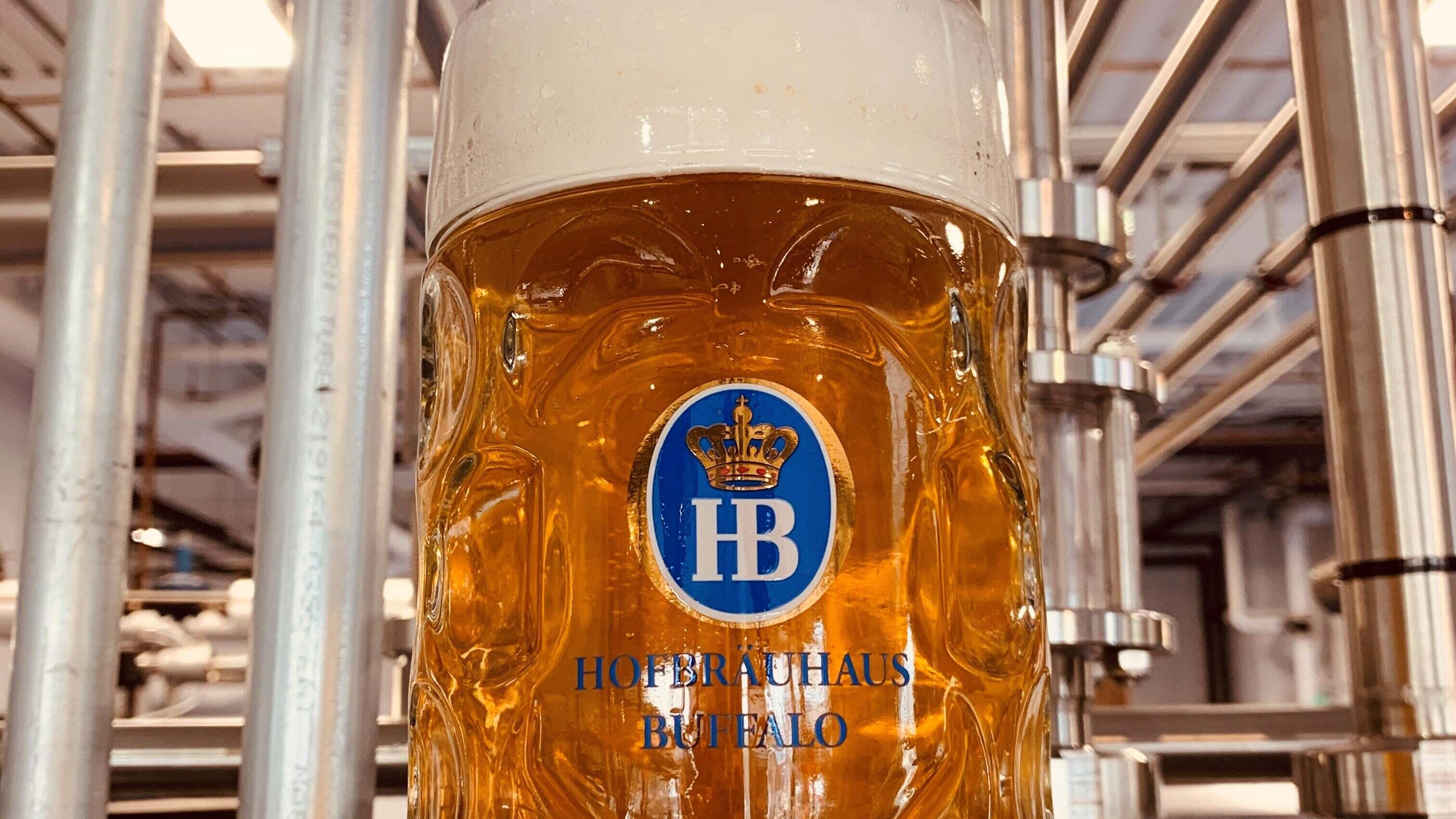 Hofbräuhaus Buffalo's Brewing Process ad